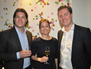 Gedeputeerde Igor Philtjens, Eveline Klarenaar (Lutio) en schepen Tom Vandeput