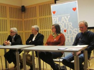 Bart Van Pelt, Eric Vos, Astrid Wittebolle en Filip Cremers