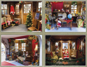 Interieur huis van de Kerstlman