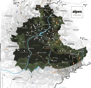 kaart alpes south france