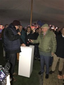 Curator J.P. Deschepper en burgemeester Leopold Lippens