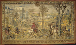De jachten van Karel V. De maand maart (teken van de Ram) c. 1531–33, Musée du Louvre, Département des Objets d’art, Paris © RMN-Grand Palais (Musée du Louvre) / Daniel Arnaudet