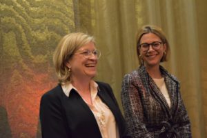 Directeur Externe Betrekkingen, Fabienne Rollandin en alumni Camille Gersdorff