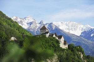 Het prachtig gelegen Kasteel van Vaduz (bron: Marketing Liechtenstein, Vaduz)