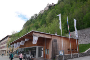 Het toerismebureau in hartje Vaduz