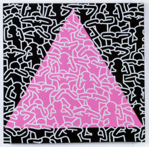 Keith Haring, 1958-1990 Silence = Death, 1989 Acrylic on canvas 101,6 x 101,6 cm © Keith Haring Foundation