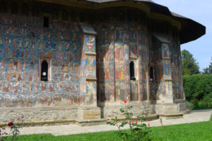 Moldovita-klooster met fresco's 
