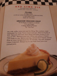 Recept van de beroemde Key Lime Pie in het restaurant Joe’s Stone Crab